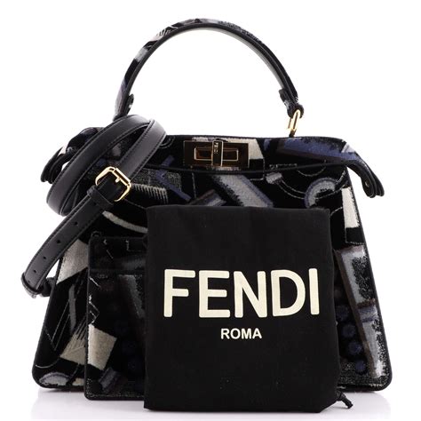 fendi bug bag sale|fendi peekaboo iseeu bag.